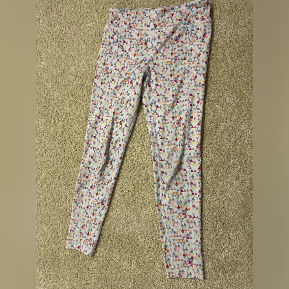 Eddie Bauer white with colored triangles size small (7-8)